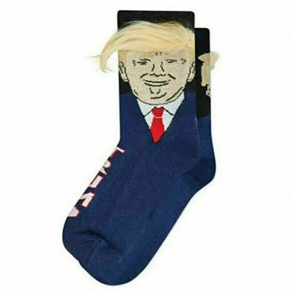 Unbranded Other - 🇺🇸Trump 2024🇺🇸 3D Novelty Socks Fake Hair